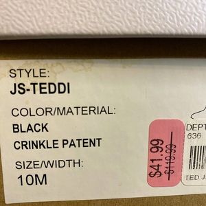 Jessica Simpson Black Leather Ankle Booties Teddi
